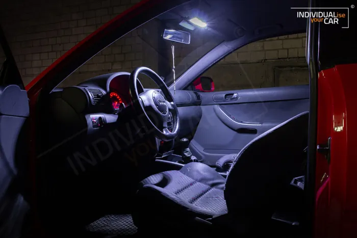 Zestaw oświetlenia wnętrza LED do Audi A3 8L 3-drzwiowe